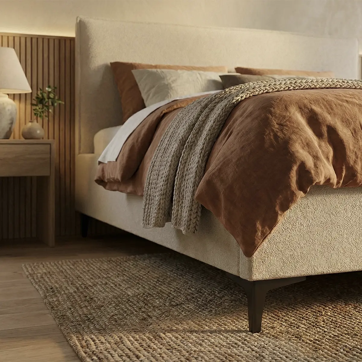 Łóżko tapicerowane Bari Fabryka Sypialni